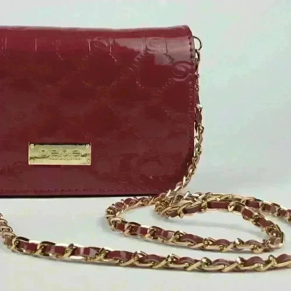 Bebe Womens Dana Embossed Crossbody Bag NWT $69 - Picture 6 of 8